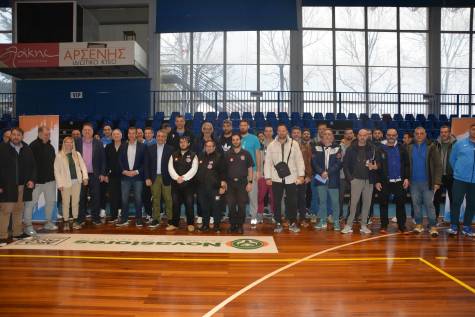Με επιτυχία πραγματοποιήθηκε στην Τρίπολη το Regional Coaches’ Seminar